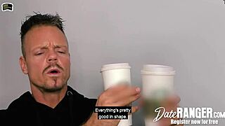 coffee date with blonde slut mature milf april paisley - sip blowjob fuck - get a date on dateranger com now 😘