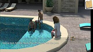 Wife and Stepmother in Wild Teen Game - What a Shock!