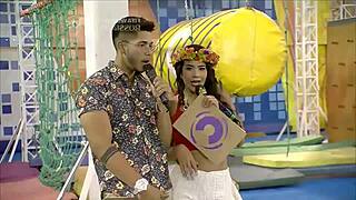 girls parade in lingerie during holiday fight under sun