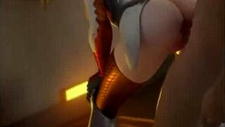 Compilation of Mercy from Overwatch in Stunning 3D Hentai Action