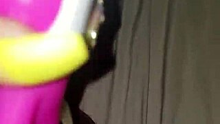 up close with wet pussy play using a tricky toy.