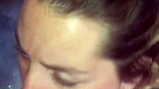 does my blonde girlfriend swallow your cum?