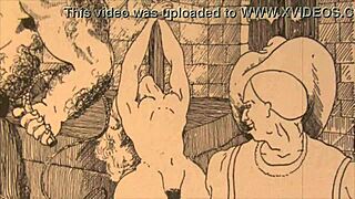 Hey, check this vintage erotic drawing from way back! 😊