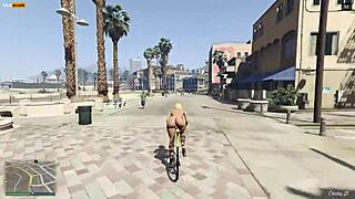 GTA V Nude Mod Gameplay in Story Mode Part 07