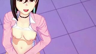 Ayase Momo, skinny teen in uniform, masturbates to squirting orgasm in Dandadan hentai. Her young body shakes with every touch.