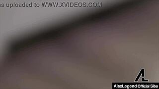 Top heavy hottie Alix Lynx performs in blonde scene