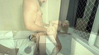 Heavy Anal Sex in Little Blonde's Tight Ass with Interracial Assfucking