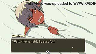 i'm watching this elf slut get fucked in the hentai game