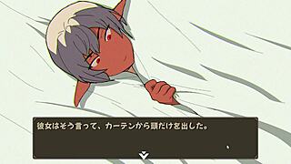 i'm watching this elf slut get fucked in the hentai game