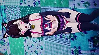 D.Va dances hot in cosplay, craving some action! 😘