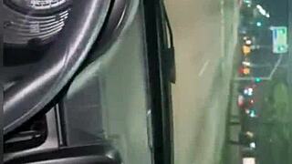 Fucking in traffic! Intense gay action