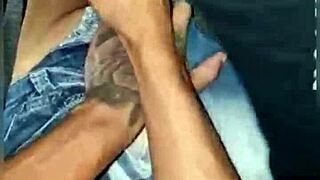 Fucking in traffic! Intense gay action