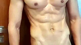 hot cum dripping after a steamy shower