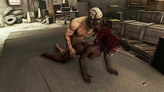 Fallout 4 Dark Desires with Hot Black in Tight Bondage