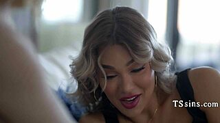 cute tranny drills her female crush in steamy session