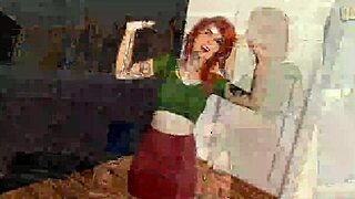 Cartoon chick in 3D walks the shame path in Being a Dik Ep 82.