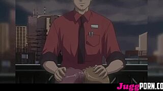 Erotic speed perverted manager and sexy workers in uncensored hentai episode 03