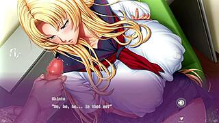 Katei Kyoushi Footjob and Blowjob Scene