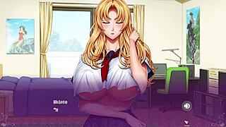 Katei Kyoushi Footjob and Blowjob Scene