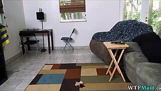 Chatting with new maid