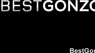 Euro beauty seduces random guy easily