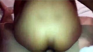 Young teen feels intense pleasure as her big ass gets fucked hard