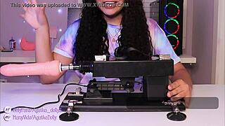 Unboxing my new sex machine, Agatha Dolly tests insane speed!