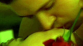 come watch this blonde milf kiss and suck