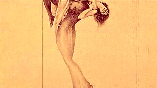 Vintage Hentai Drawings Depicting Erotic Anime Cartoons and Comic Scenes