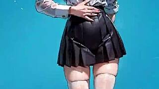 feeling so hyped over this ai art tiktok dance compilation with frieren, toga, and eva in 3d anime.