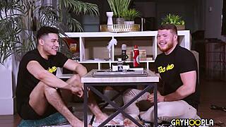 Str8 Jock Loses Anal Virginity in Holy Flip Fuck with Monster Cock