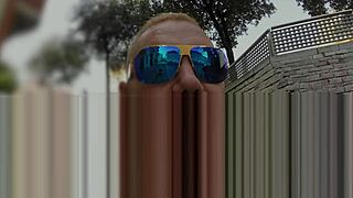 i negotiated a blowjob outdoors then pounded her passionately in my apartment