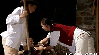 Two girls have lesbian enjoyment