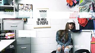 aubry babcock licks cock in shop 😏