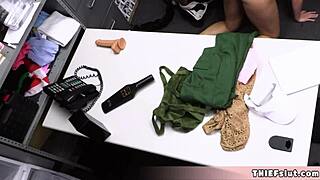 beautiful willow ryder caught shoplifting, now her tiny pussy's in danger from the burglar?