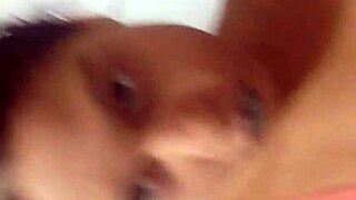 Ginger Paris indulges in dirty masturbation in neon orange lingerie