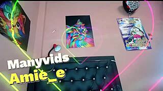 Slut Destroys Face With Spit Deepthroat