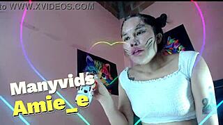 Slut Destroys Face With Spit Deepthroat