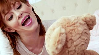 Tiny 18+ Redhead Pounded Hard by Stepfather