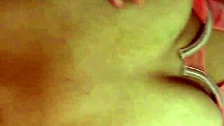 Ginger Paris indulges in dirty masturbation in neon orange lingerie