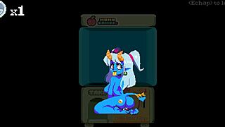 Flip witch pixel hentai game episode 2 features huge sextoy for big monster girl