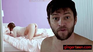 Tiny 18+ Redhead Pounded Hard by Stepfather