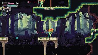 Flip witch pixel hentai game episode 2 features huge sextoy for big monster girl