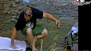 Just saw this skinny French amateur teen GET SODOMIZED outdoors, wild stuff