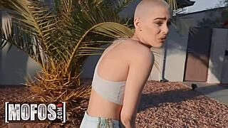 Naughty Shaved Babe Paris Amour Gets Cum Load From Scott Nails' Big Cock!