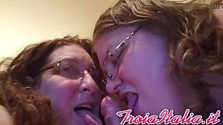 Damn, I'd let these two colleagues of my mom have my cock! 😈