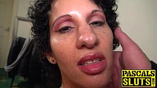 I tease Pascal with my wet mature cunt