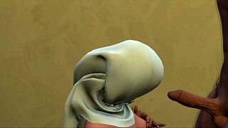 Hot Babe Unwraps Herself In The Bedroom