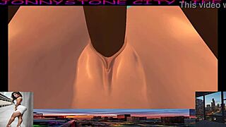 Jonnystone meets latina model in 3d anime.