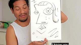 artist portrays innocent married woman